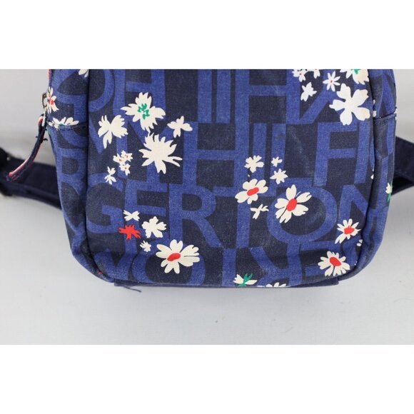 Deadstock Vintage 90s Y2K Tommy Hilfiger Babydoll Flower Mini Backpack Book Bag - Picture 3 of 8